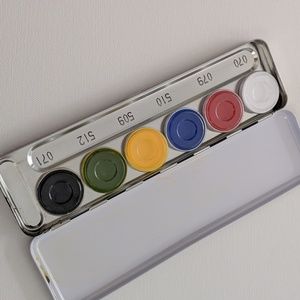 Kryolan Primary Color Aquacolor Palette